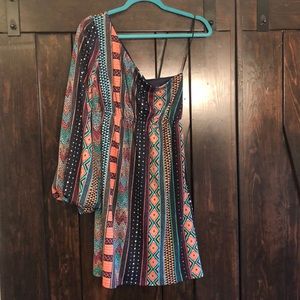 Judith March One-Shoulder Dress